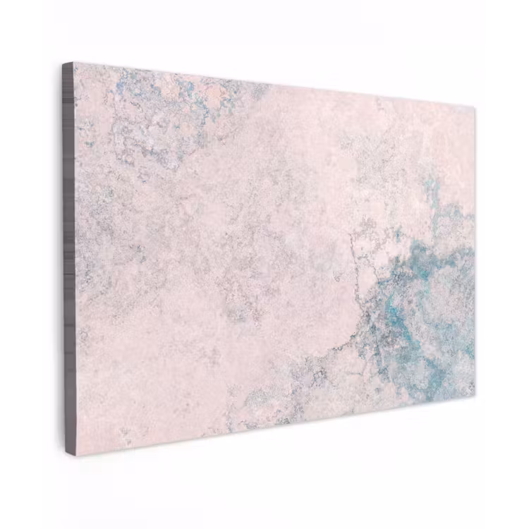 Cement - Beton - Retro - Industrieel - Wit - Blauw canvas 2cm klein -z3d