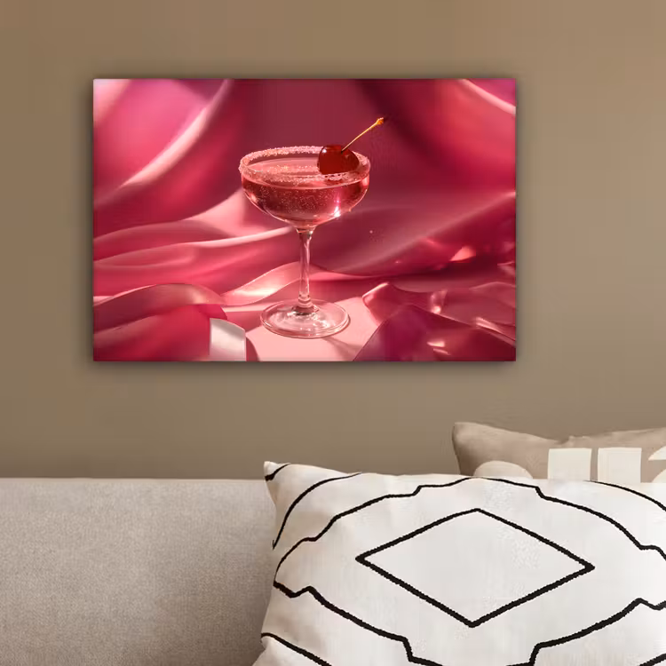 Cocktail - Pink - Luxe canvas 2cm klein -sfeer3