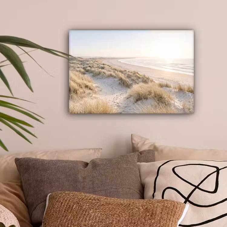 Duinen - Strand - Beige canvas 2cm klein -sfeer1