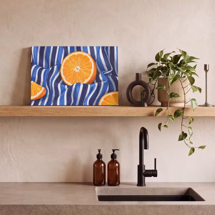 Canvas schilderij - Eten - Fruit - Oranje - Eten - Fruit - Oranje canvas 2cm klein