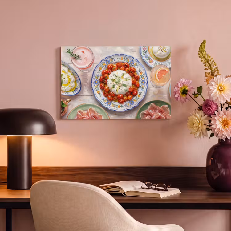 Eten - Tafel - Divers - Modern canvas 2cm klein -sfeer4
