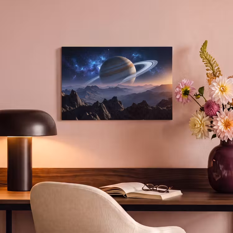 Fantasy - Kosmos - Landschap canvas 2cm klein -sfeer4