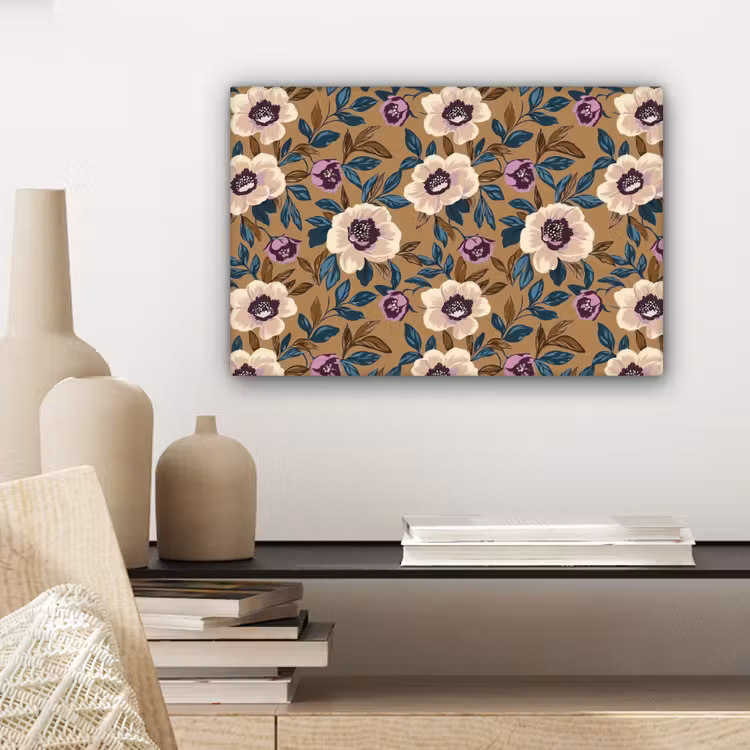 Floraal - Stilleven - Kleurrijk canvas 2cm klein 34 -sfeer6