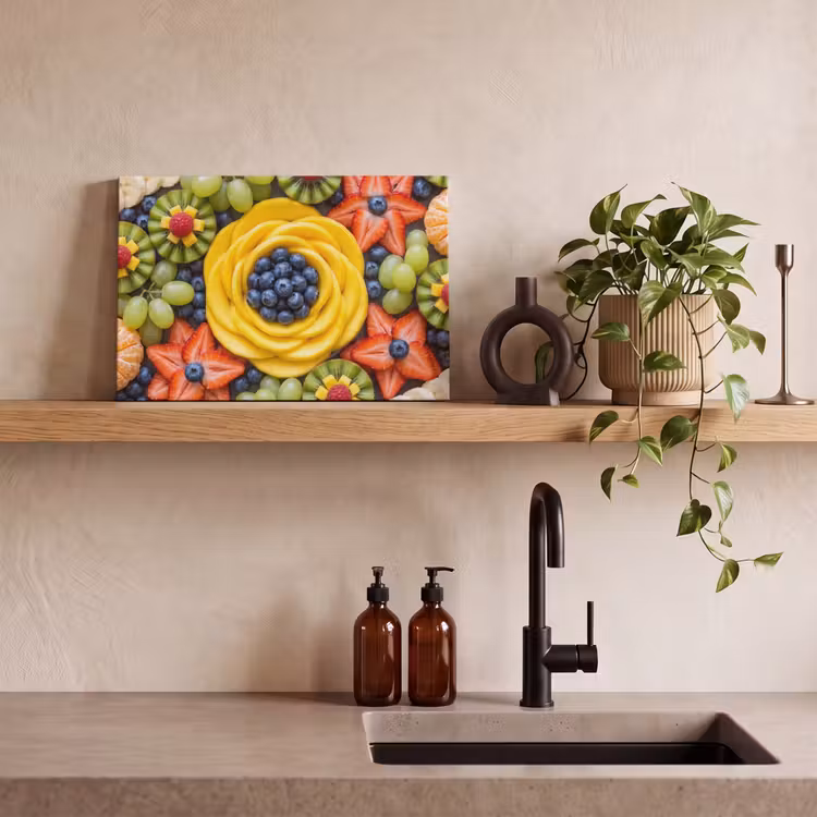 Fruit - Arrangement - Gezond - Kleurrijk - Eten canvas 2cm klein -sfeer3