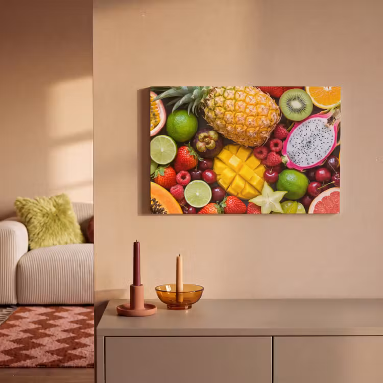 Fruit - Assortiment - Vers - Gezond - Kleurrijk canvas 2cm klein -sfeer1