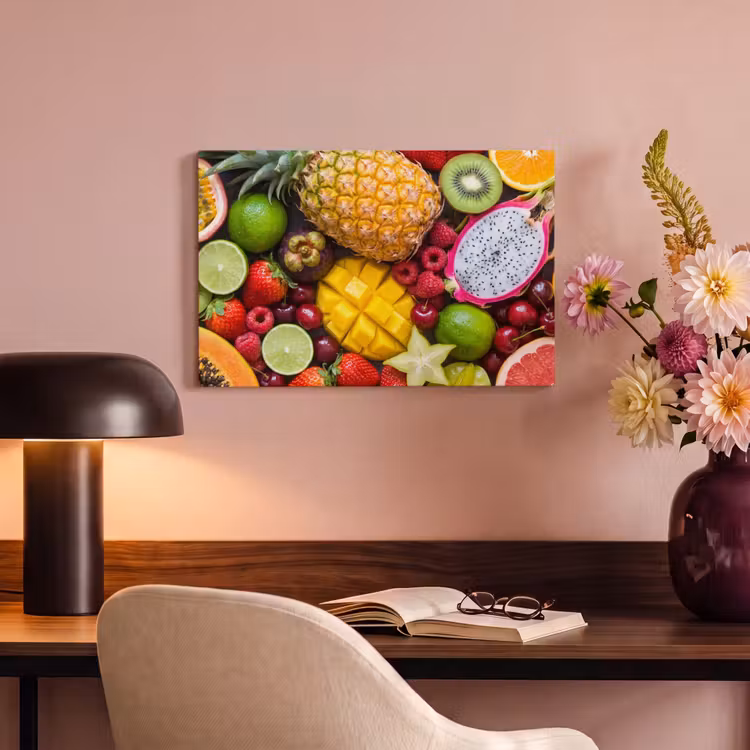 Fruit - Assortiment - Vers - Gezond - Kleurrijk canvas 2cm klein -sfeer4