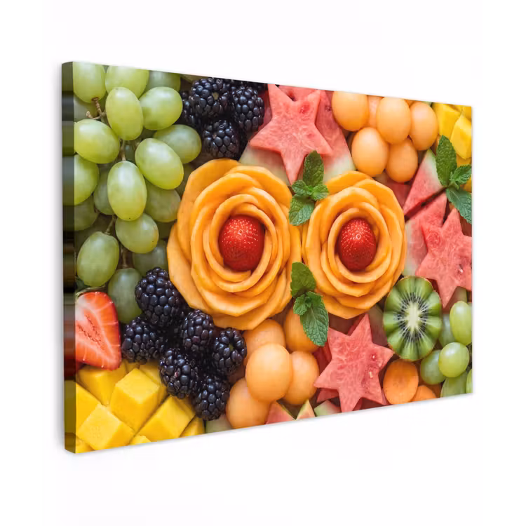 Fruit - Variatie - Kleurrijk - Vers - Eten canvas 2cm klein -z3d