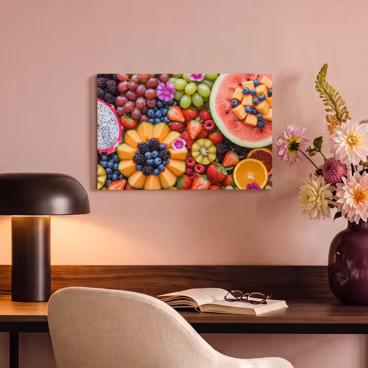 Fruit - Vers - Variatie - Eten - Kleurrijk canvas 2cm klein -sfeer4
