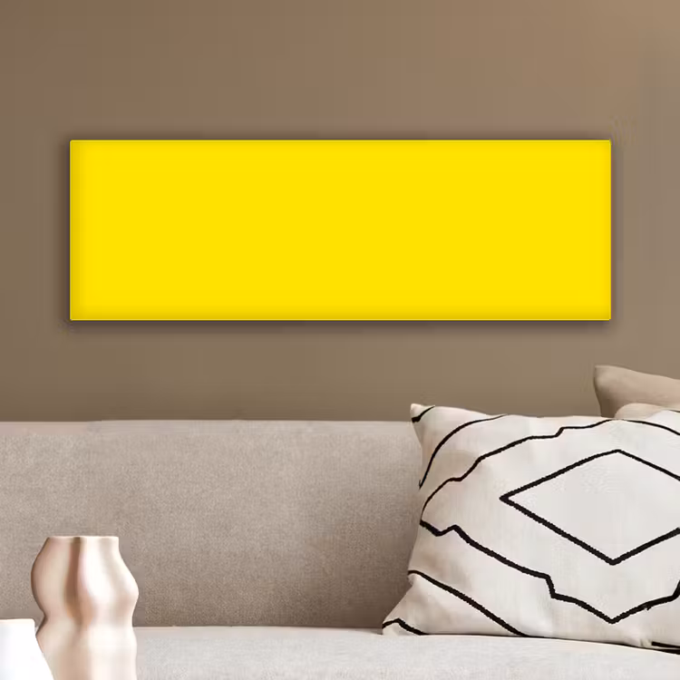 Geel - Citroen - Neon - Kleuren canvas 2cm klein 828 -sfeer3