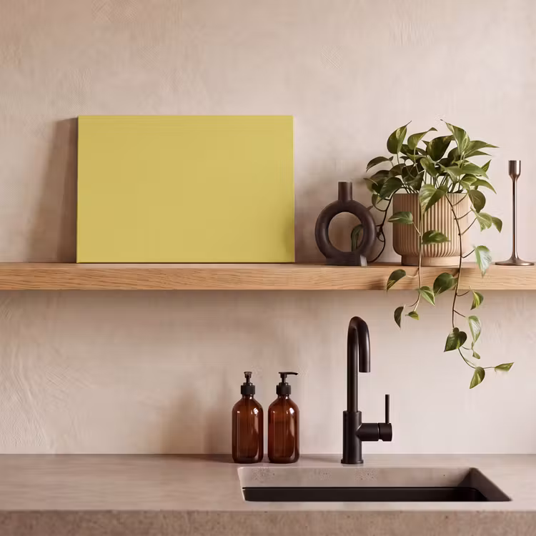 Golden - Ochre - Geel canvas 2cm klein 34 -sfeer3