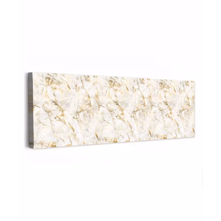 Goud - Licht - Nerf - Marmer canvas 2cm klein 828 -z3d