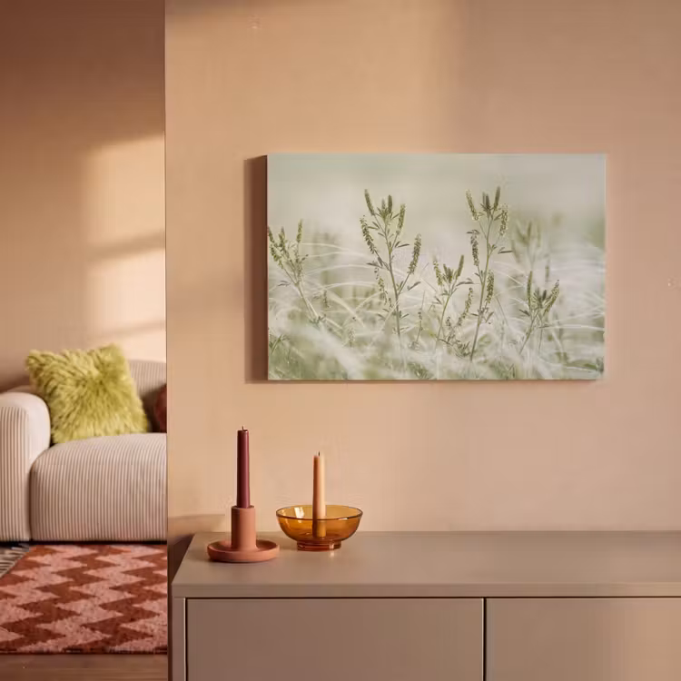 Grassen - Minimalistisch - Groen canvas 2cm klein -sfeer1