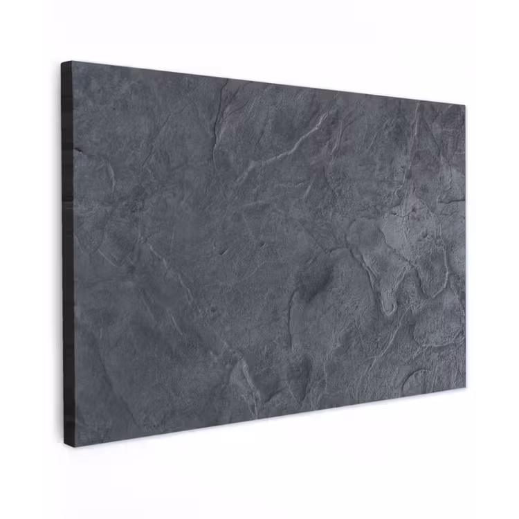 Grijs - Beton - Leisteen - Structuur - Retro canvas 2cm klein -z3d