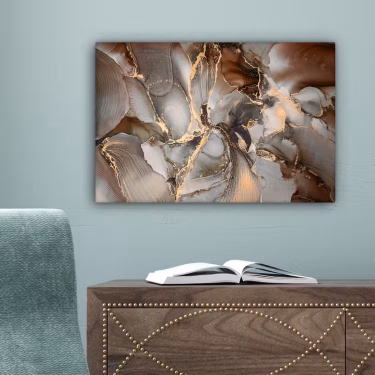 Grijs - Goud - Marmer - Marmerlook canvas 2cm klein -sfeer4
