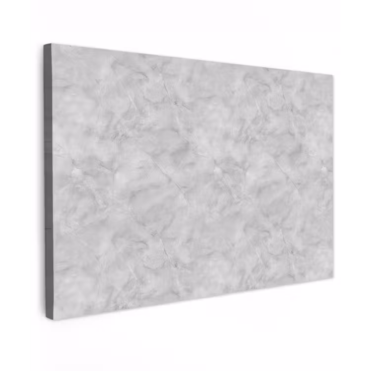 Grijs - Marmer - Mat canvas 2cm klein 34 -z3d