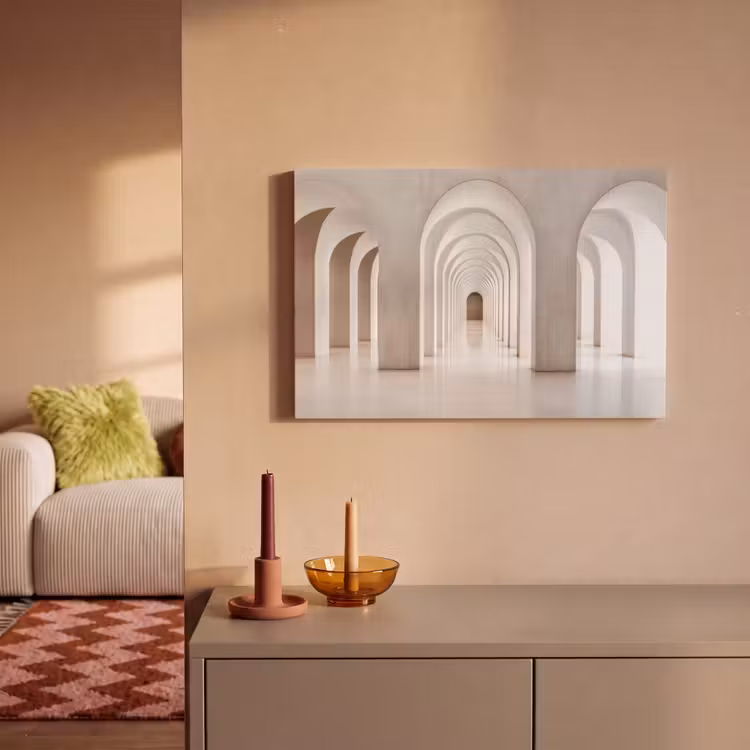 Hal - Bogen - Symmetrisch - Modern canvas 2cm klein -sfeer1