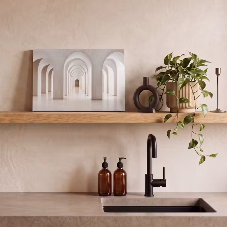 Hal - Bogen - Symmetrisch - Modern canvas 2cm klein -sfeer3