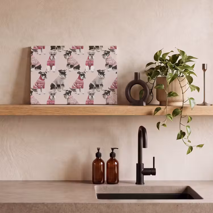 Honden - Truien - Rood canvas 2cm klein 34 -sfeer3