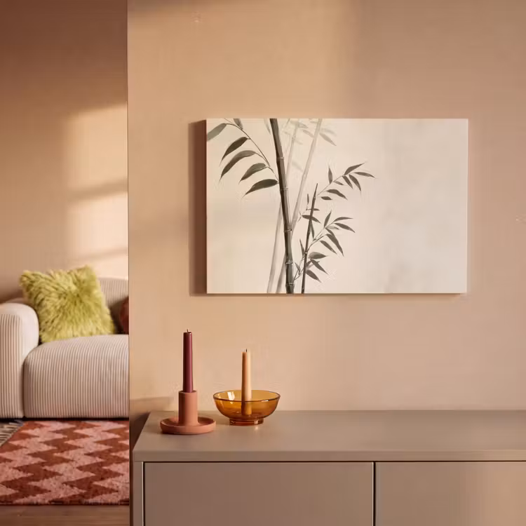 Japandi - Bamboe - Beige canvas 2cm klein -sfeer1