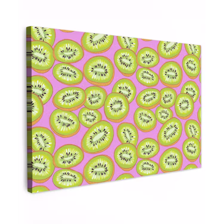 Kiwi - Speels - Groen canvas 2cm klein 34 -z3d