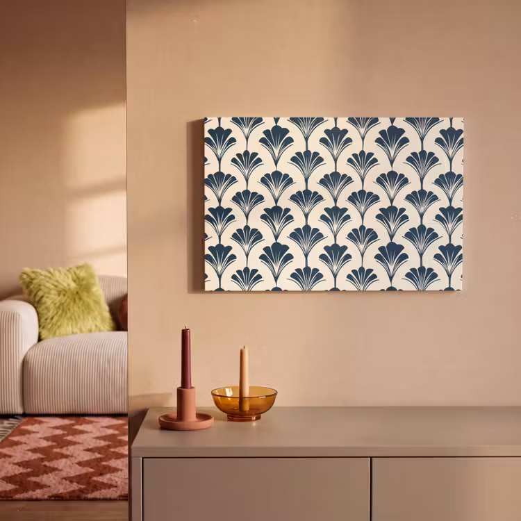 Klassiek - Motief - Blauw canvas 2cm klein 34 -sfeer1