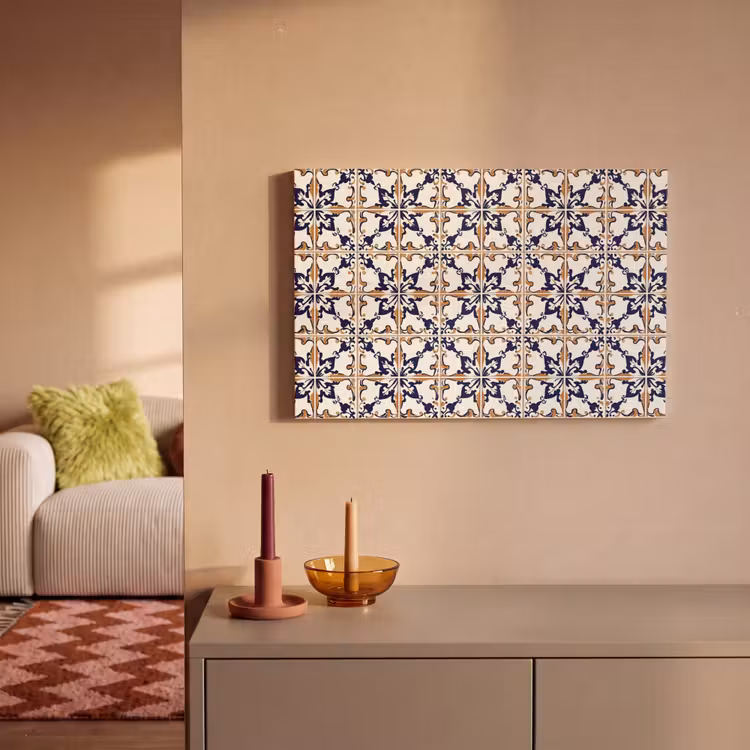 Klassiek - Patroon - Kleurrijk canvas 2cm klein 34 -sfeer1