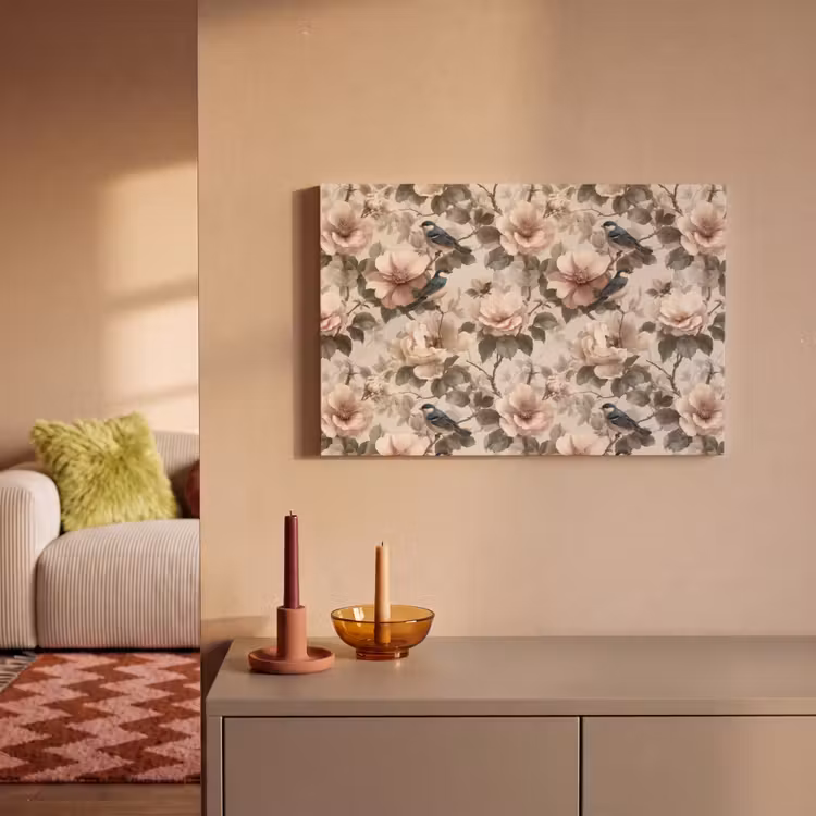 Klassiek - Vogels - Kleurrijk canvas 2cm klein 34 -sfeer1