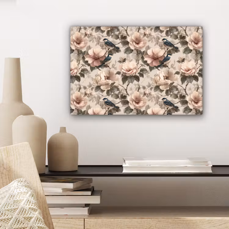 Klassiek - Vogels - Kleurrijk canvas 2cm klein 34 -sfeer6