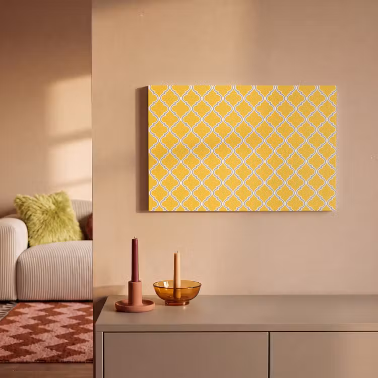 Lantaarn - Arabesk - Elegant - Geel canvas 2cm klein 34 -sfeer1