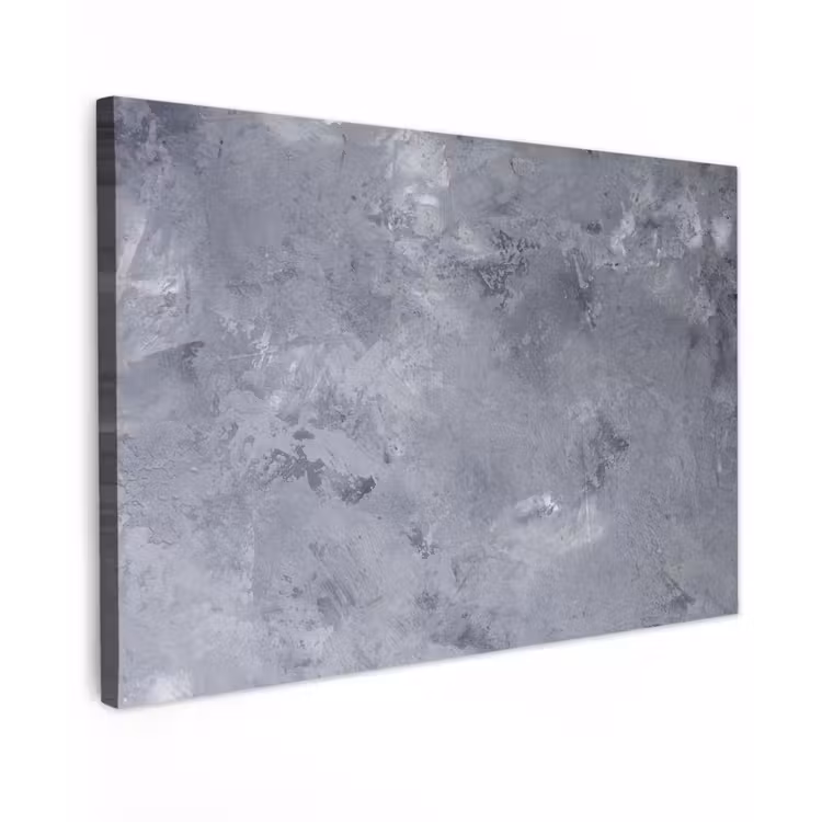 Leisteen - Beton - Retro - Structuren - Grijs - Rustiek canvas 2cm klein -z3d