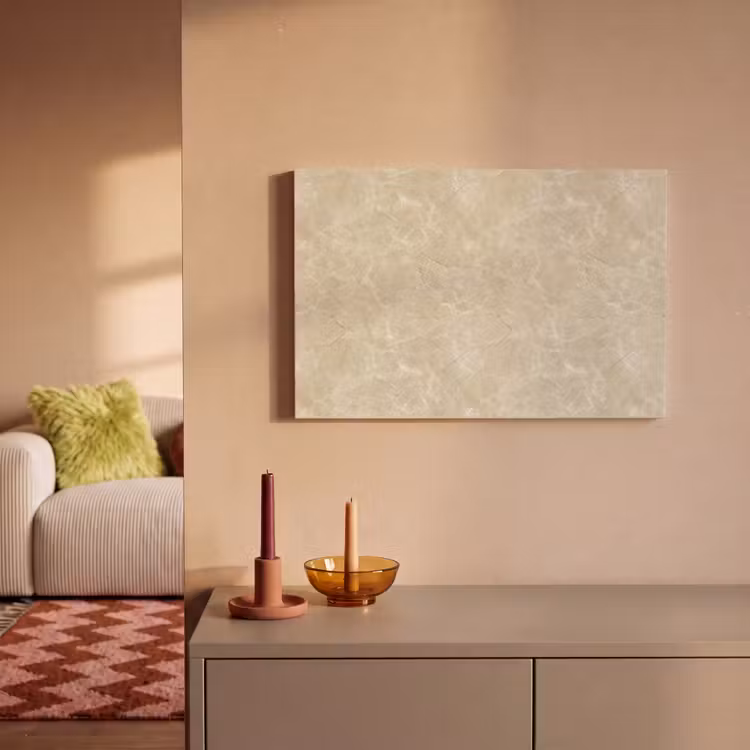 Lichtbeige - Marmer - Diffusie adering canvas 2cm klein 34 -sfeer1