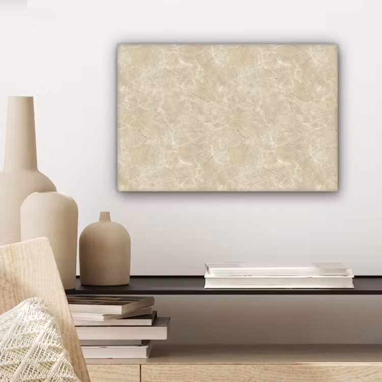 Lichtbeige - Marmer - Diffusie adering canvas 2cm klein 34 -sfeer6