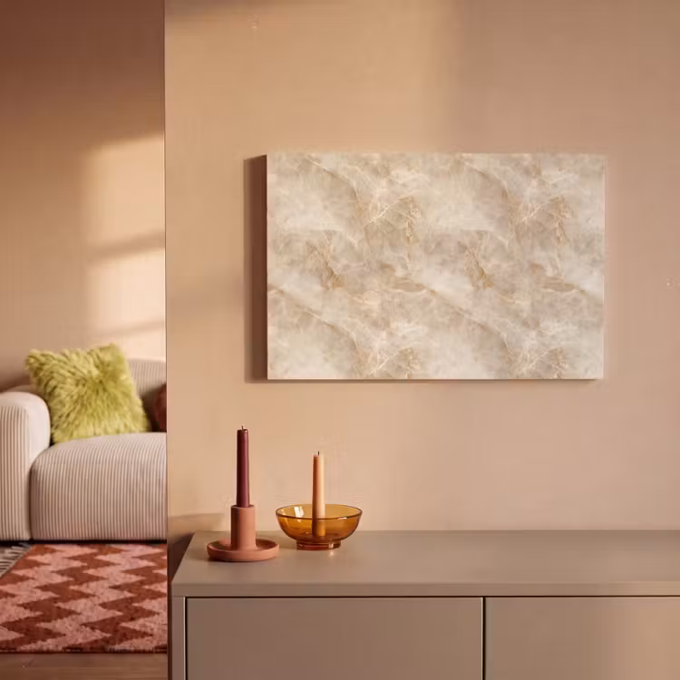 Lichtbeige - Onyx - Subtiel canvas 2cm klein 34 -sfeer1
