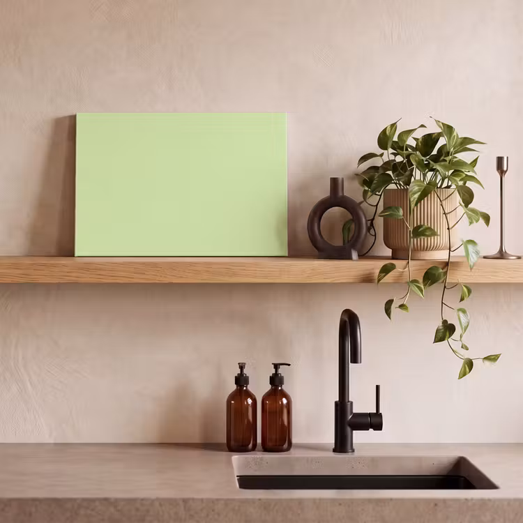 Light - Lime - Groen canvas 2cm klein 34 -sfeer3