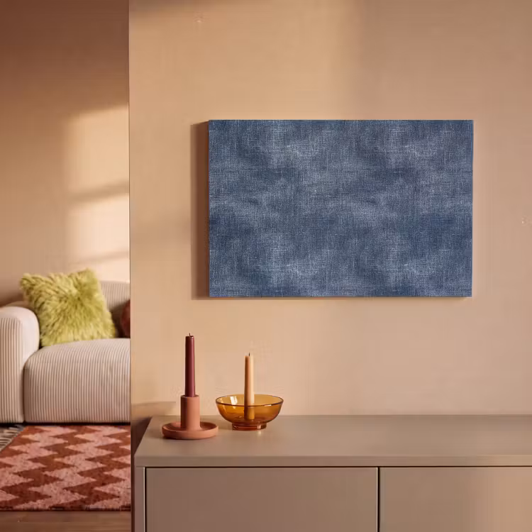 Linnen - Textuur - Patroon - Denim - Rustiek canvas 2cm klein 34 -sfeer1