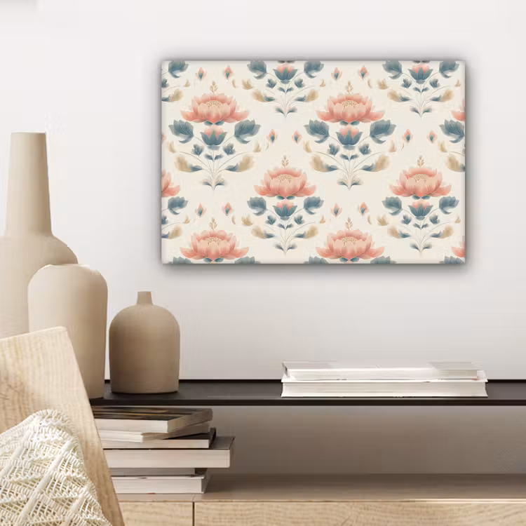 Lotus - Bloemen - Roze canvas 2cm klein 34 -sfeer6