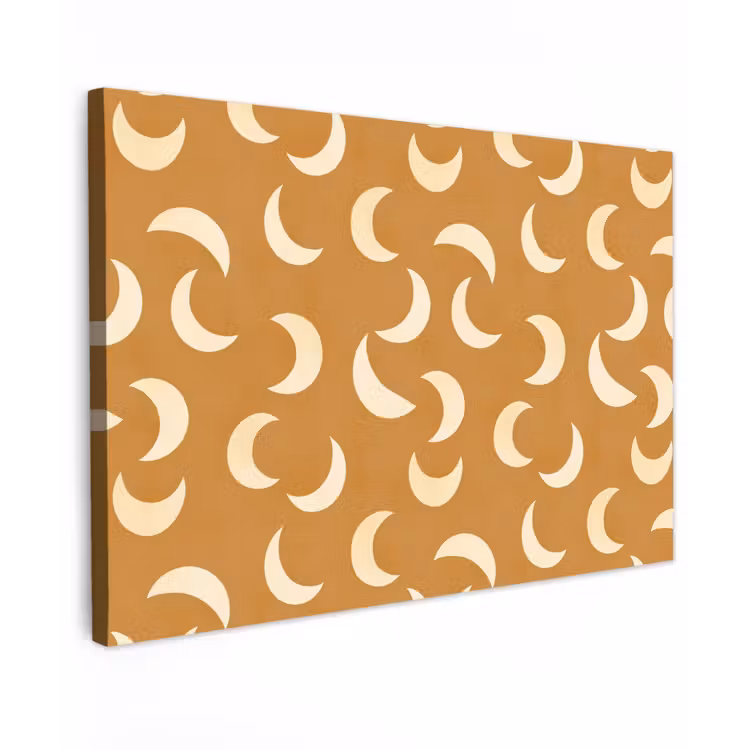 Manen - Patroon - Oker canvas 2cm klein 34 -z3d