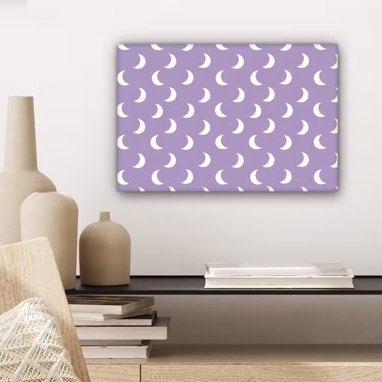 Manen - Patroon - Paars canvas 2cm klein 34 -sfeer6