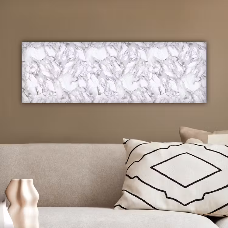 Marmer - Gelaagd - Brekend - Grijsstructuur canvas 2cm klein 828 -sfeer3