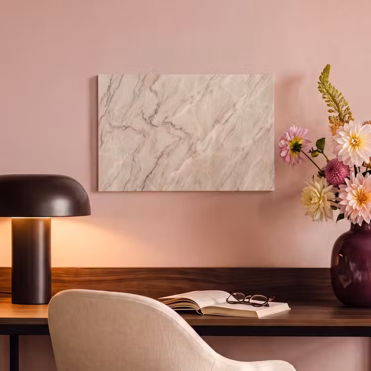 Marmer - Patroon - Abstract - Modern - Beige canvas 2cm klein -sfeer4