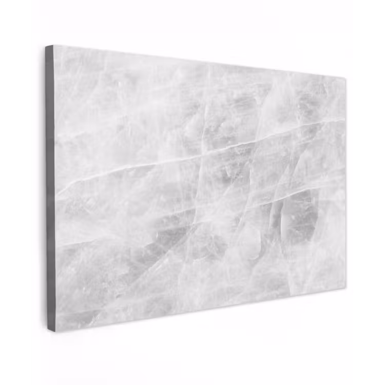 Marmer - Steen - Wit - Luxe - Marmerlook canvas 2cm klein -z3d