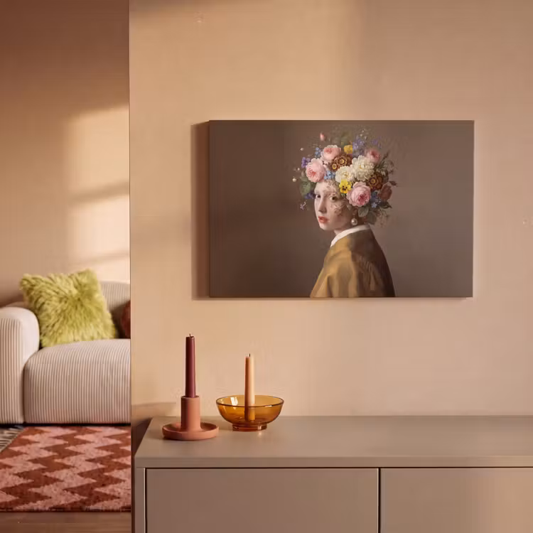 Meesterwerk -  Modern - Kleurrijk canvas 2cm klein -sfeer1