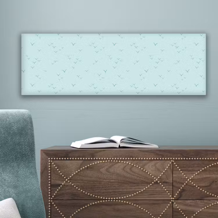 Meeuwen - Mint - Patroon canvas 2cm klein 828 -sfeer4