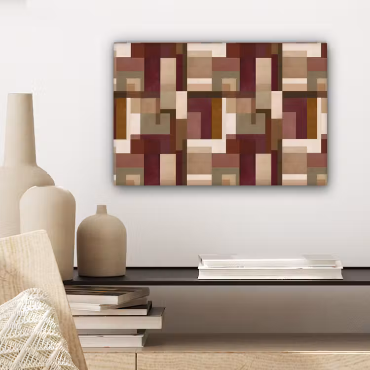 Modern - Geometrie - Kleurrijk canvas 2cm klein 34 -sfeer6