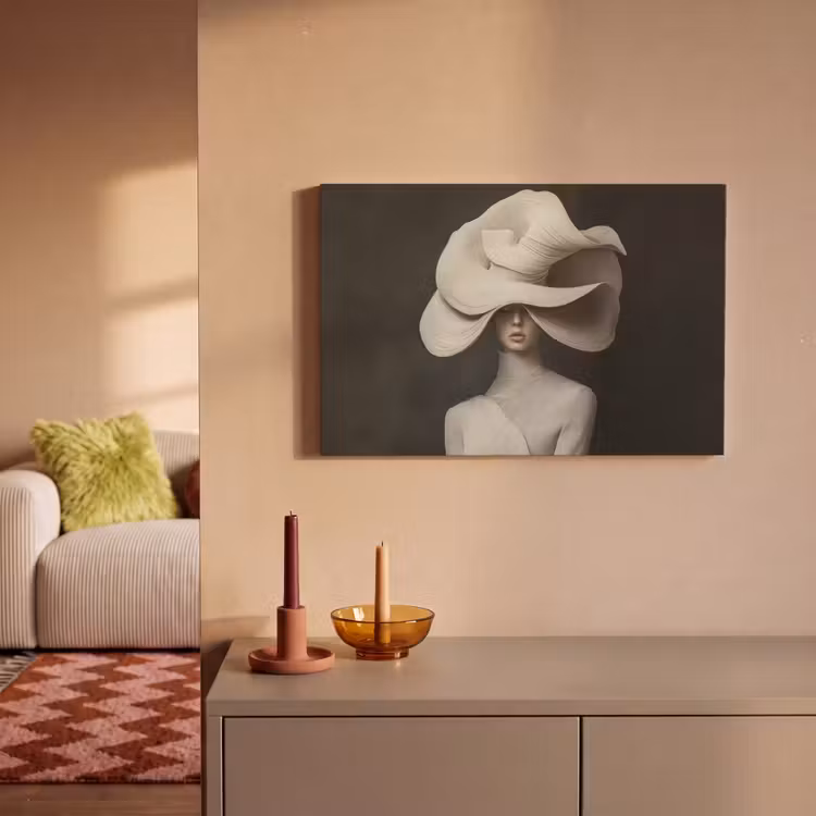 Modern - Vrouw - Hoed canvas 2cm klein -sfeer1