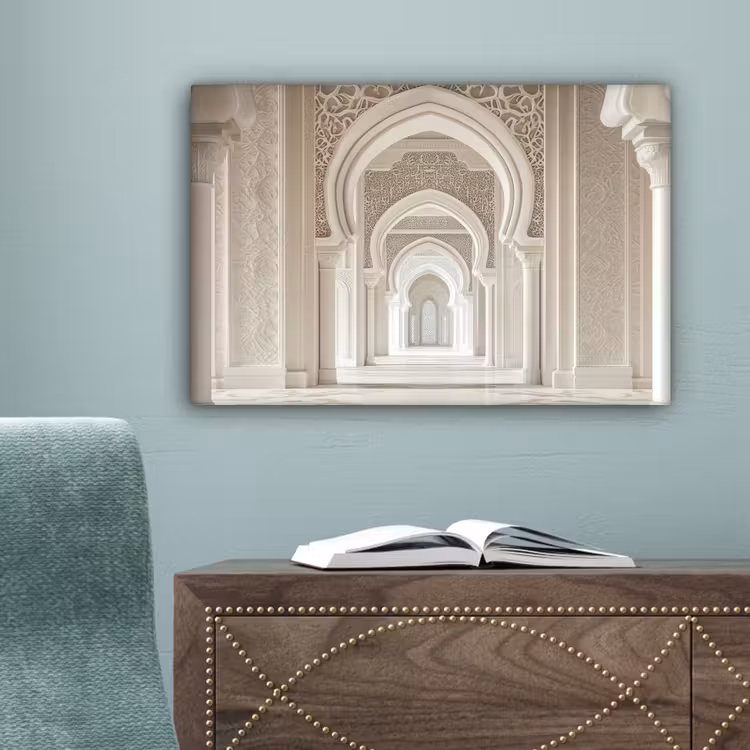 Moskee - Architectuur - Ramadan - Islamitische canvas 2cm klein -sfeer4