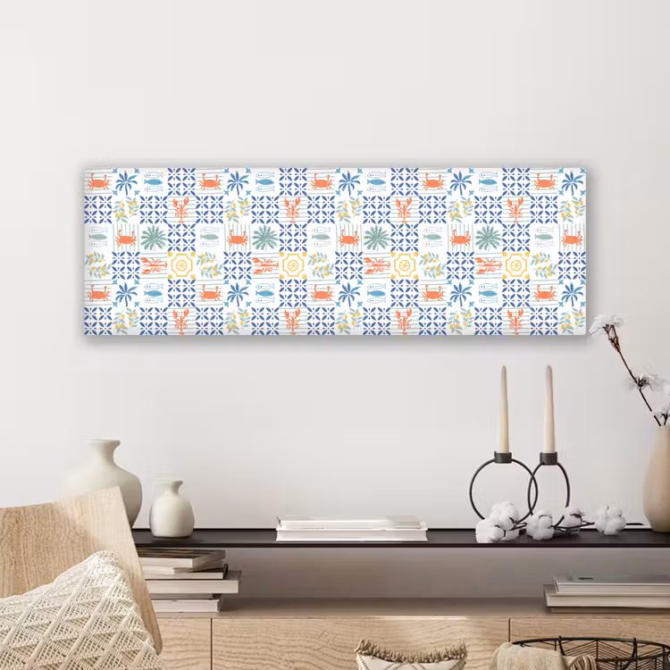 Zee - Sfeer - Mozaïek - Multi canvas 2cm klein 828 -sfeer6
