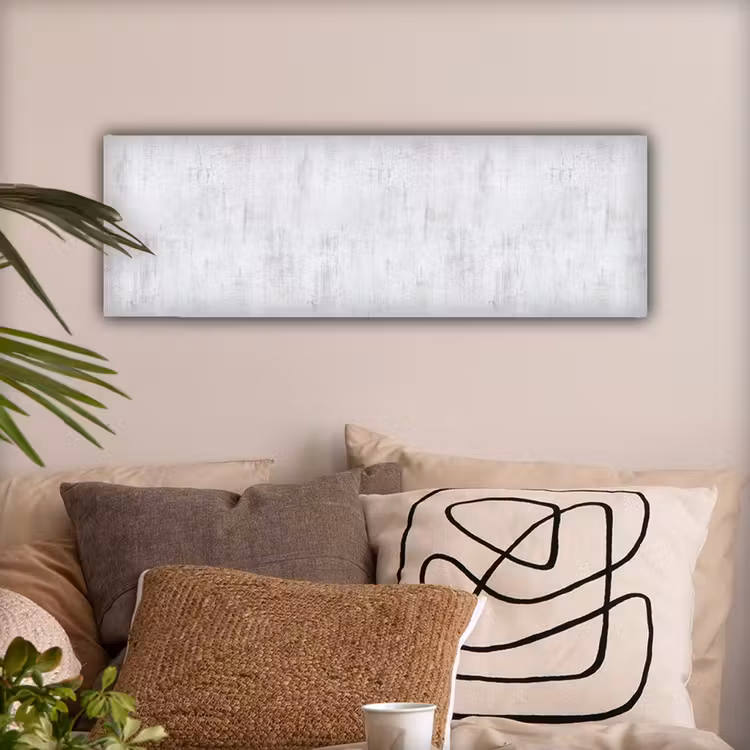 Muur -  Geverfd - Wit - Onafgewerkt canvas 2cm klein 828 -sfeer1