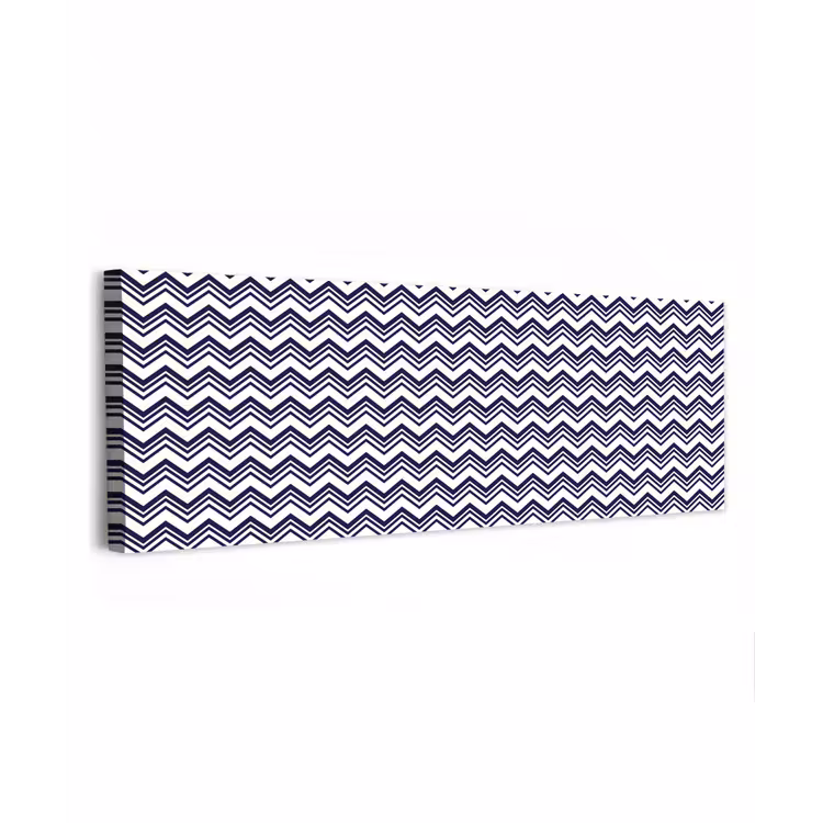 Oceaan - Golven - Blauw - Wit canvas 2cm klein 828 -z3d