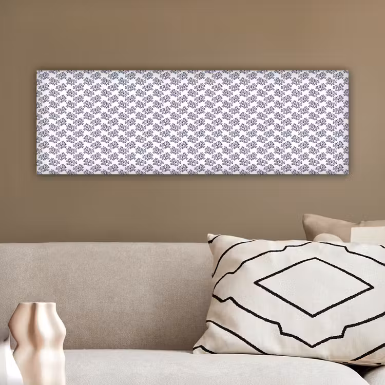 Oceaan - Koraal - Blauw - Wit canvas 2cm klein 828 -sfeer3